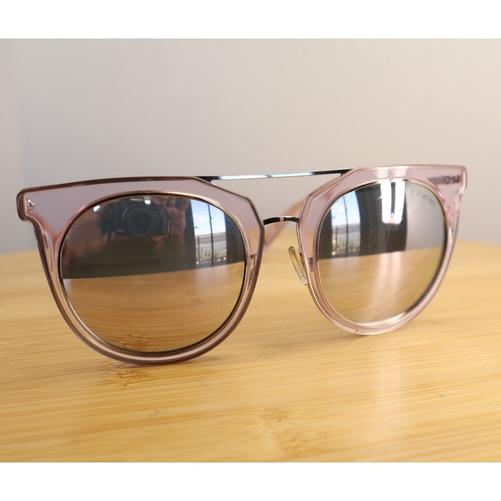 Henri Bendel HB829S Ellie 690 Sunglasses 53-23-135 Mirrored Crystal Colored Lens - Picture 1 of 13